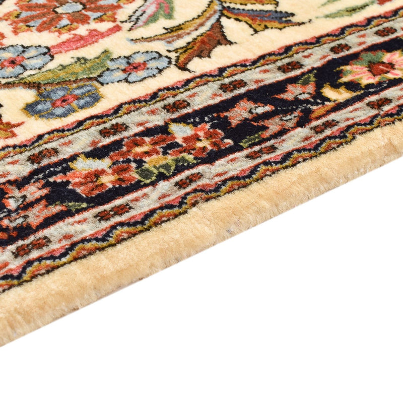 Alfombra de pasillo Alfombra Persa - Ghom - Royal - 204 x 57 cm - beige