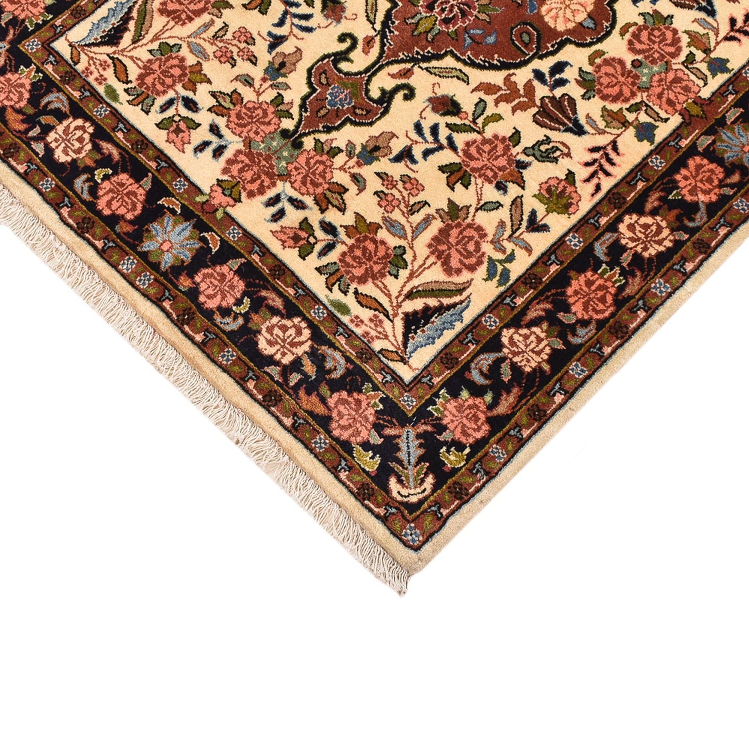 Alfombra persa - Ghom - 120 x 70 cm - multicolor
