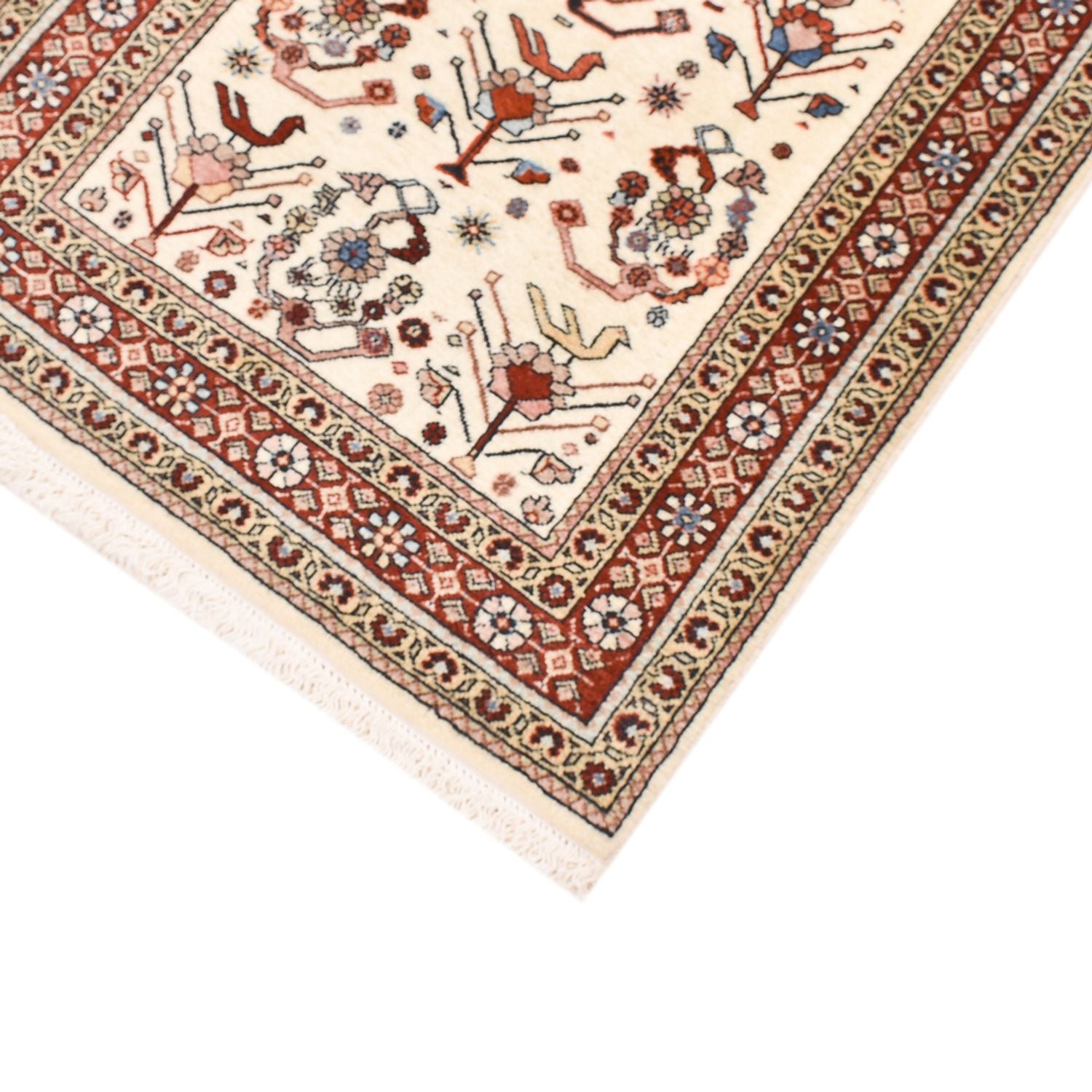 Alfombra de pasillo Alfombra Gabbeh - Persa Kashkuli - 213 x 65 cm - beige