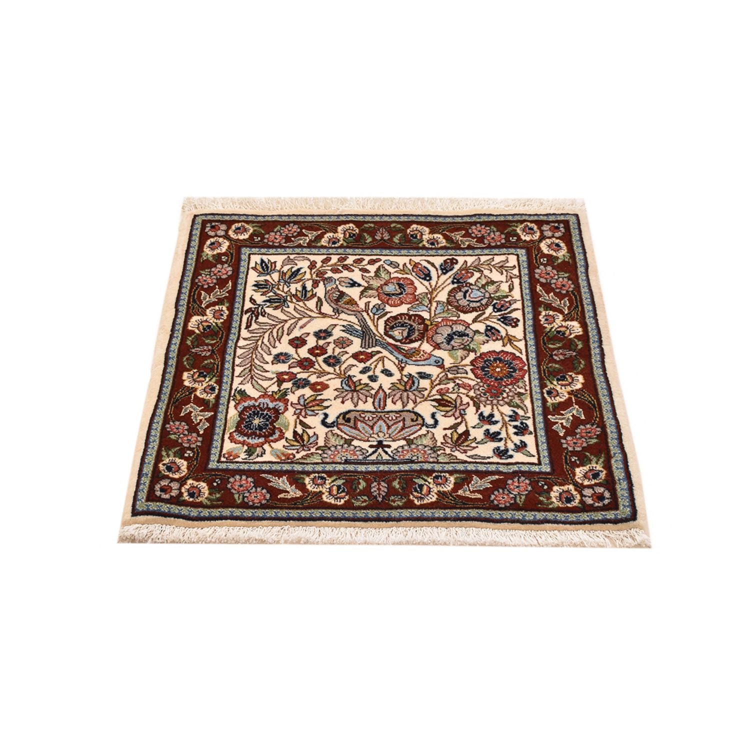 Alfombra persa - Clásica - 64 x 60 cm - multicolor