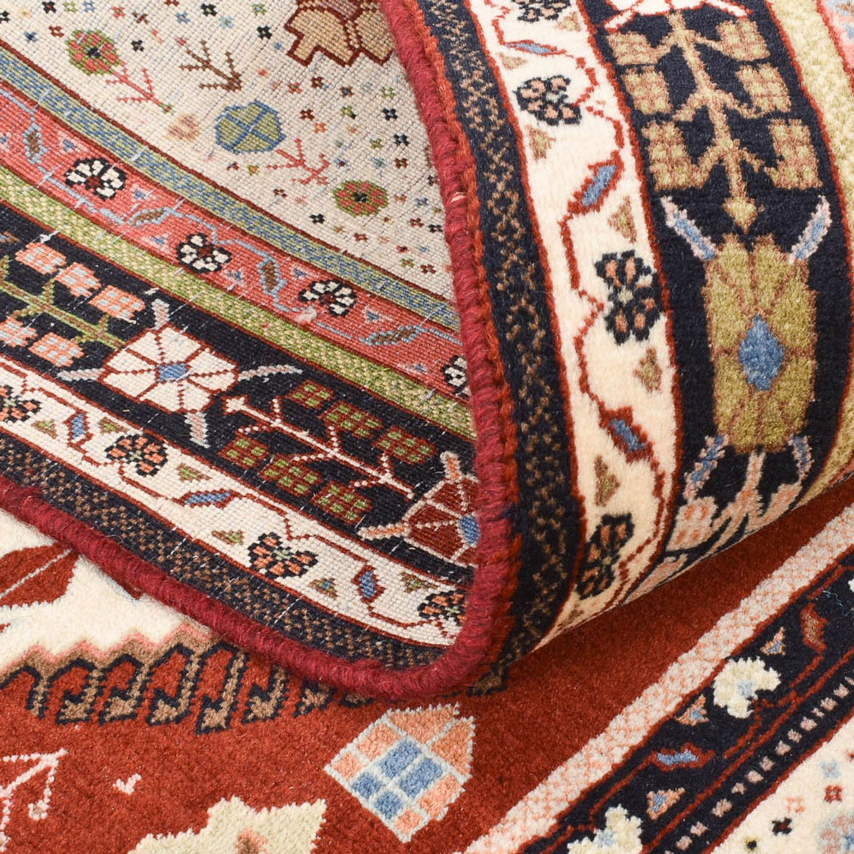 Alfombra Gabbeh - Persa Kashkuli - 190 x 133 cm - multicolor