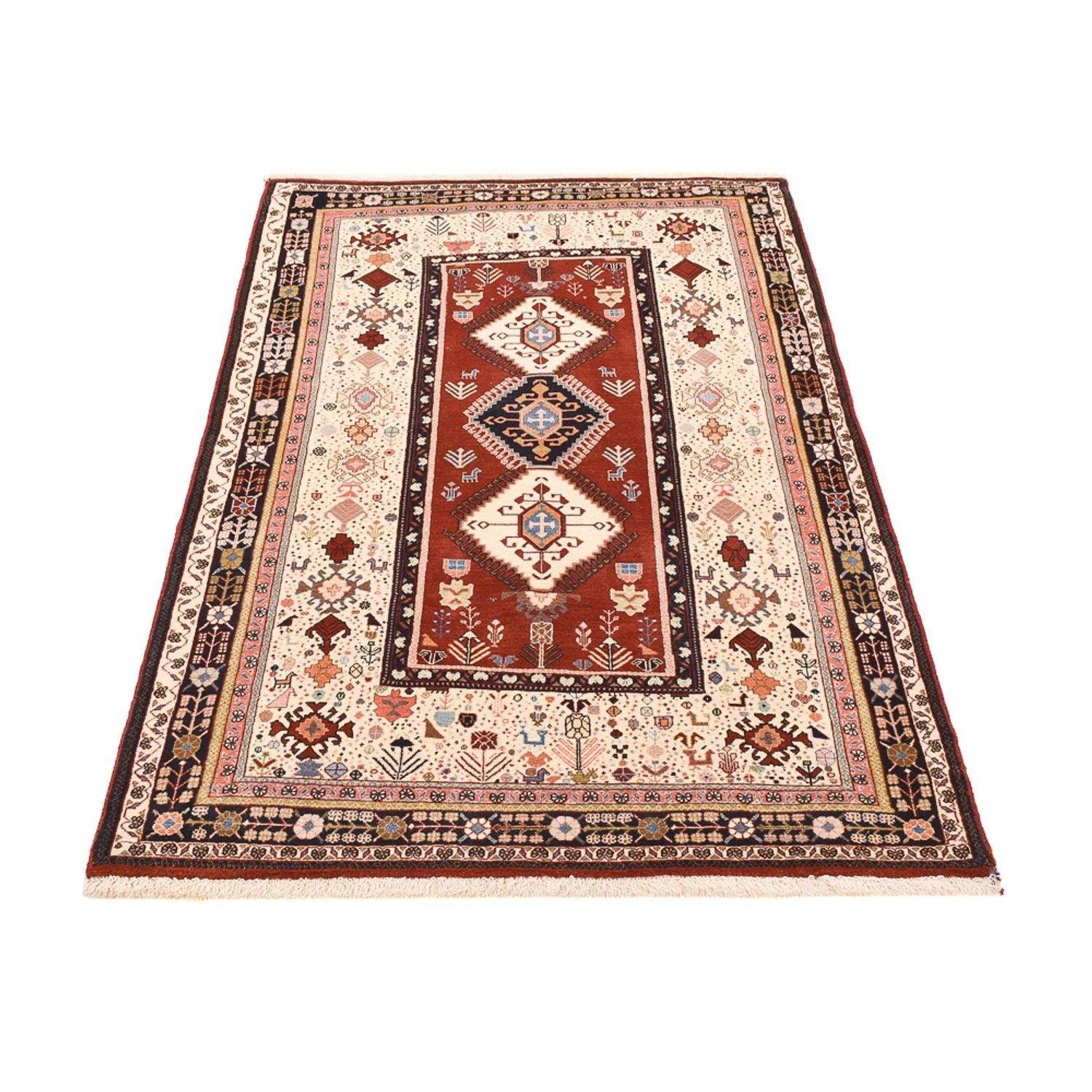 Alfombra Gabbeh - Persa Kashkuli - 190 x 133 cm - multicolor