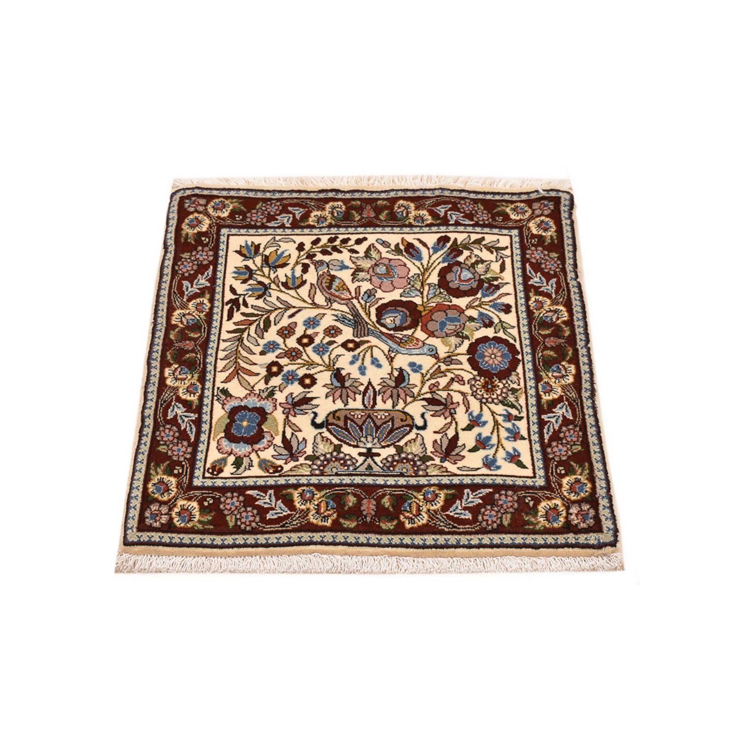 Alfombra persa - Clásica - 64 x 58 cm - multicolor