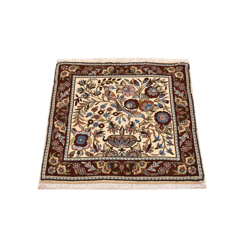 Alfombra persa - Clásica - 64 x 58 cm - multicolor