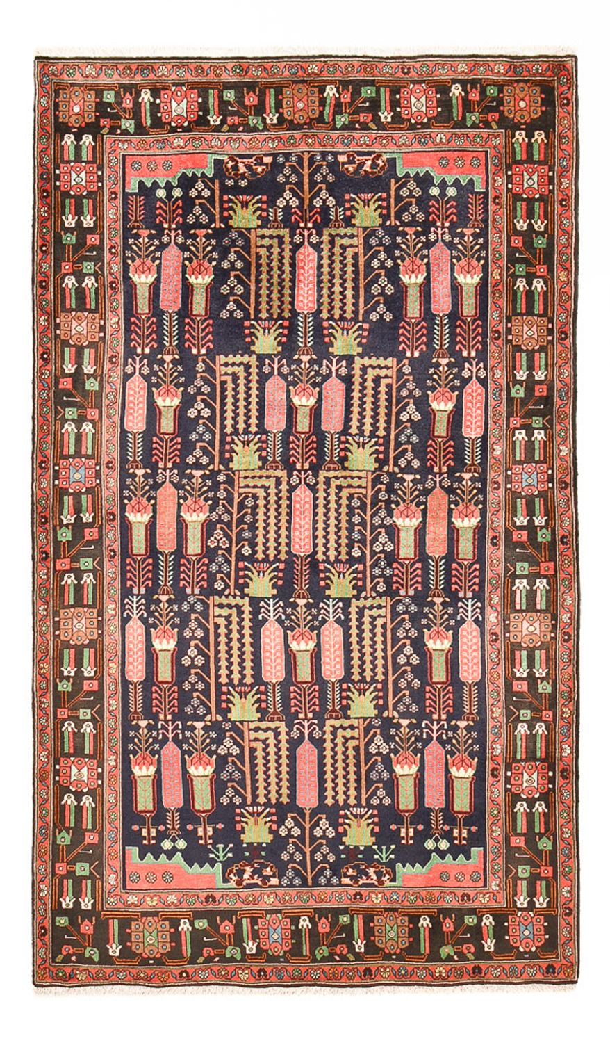 Alfombra persa - Nómada - 243 x 148 cm - rojo claro