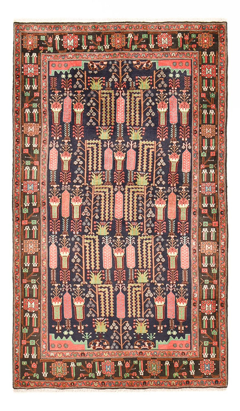 Alfombra persa - Nómada - 243 x 148 cm - rojo claro