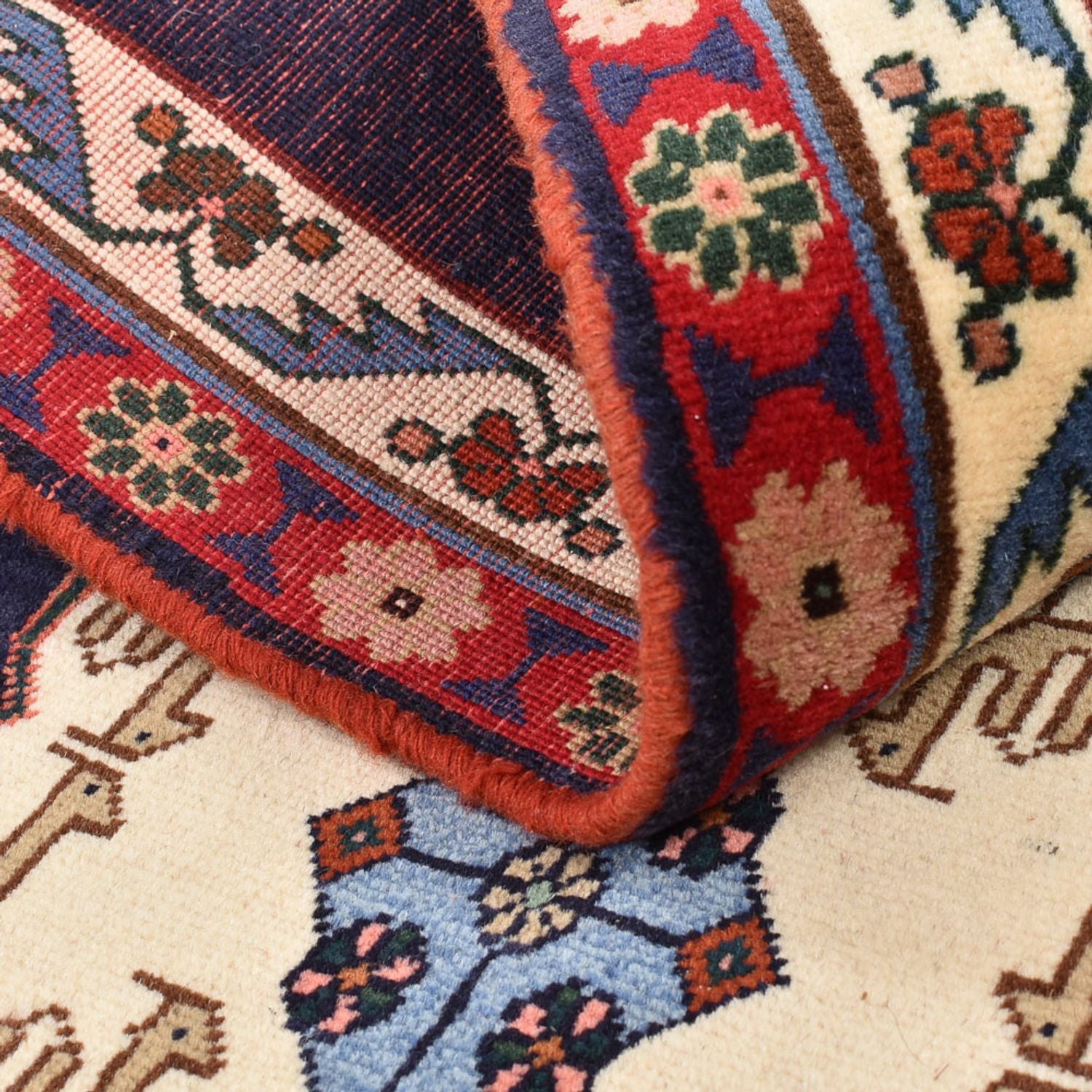 Alfombra Gabbeh - Persa Kashkuli - 131 x 83 cm - multicolor