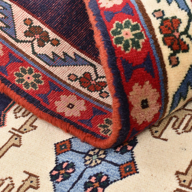 Alfombra Gabbeh - Persa Kashkuli - 131 x 83 cm - multicolor
