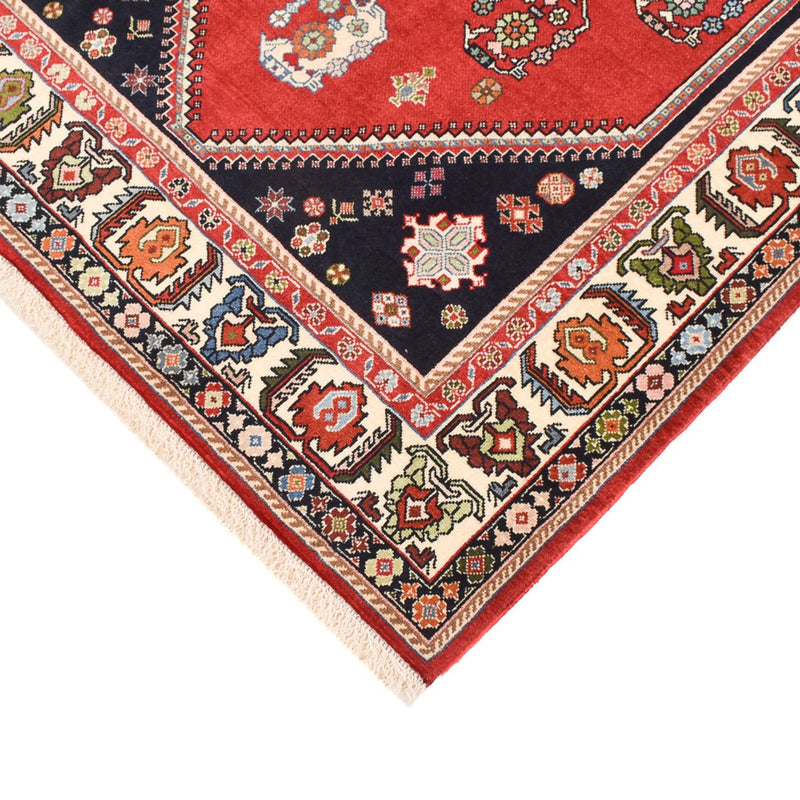Alfombra Gabbeh - Persa Kashkuli - 203 x 124 cm - rojo