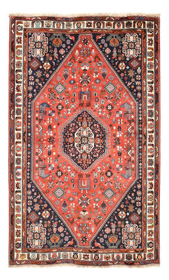 Alfombra Gabbeh - Persa Kashkuli - 255 x 155 cm - rojo claro