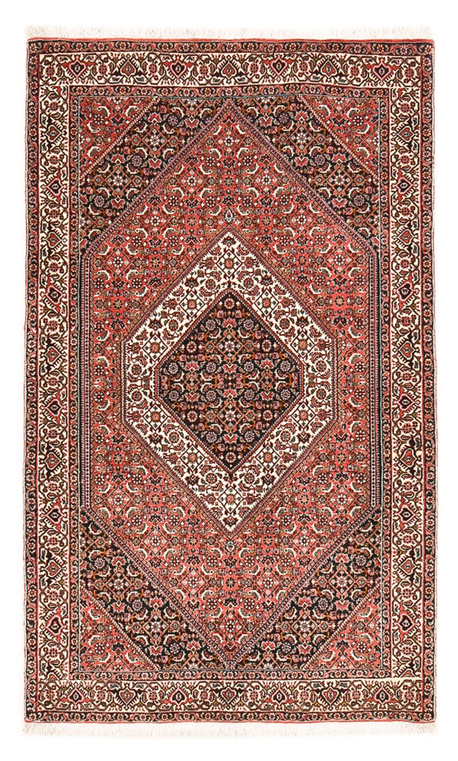 Alfombra persa - Bidjar - 183 x 110 cm - óxido