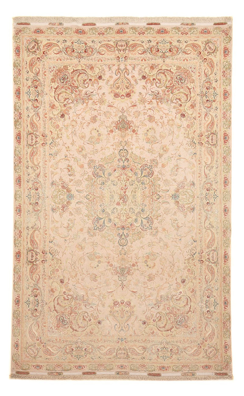 Alfombra Persa - Tabriz - Real - 314 x 200 cm - beige claro