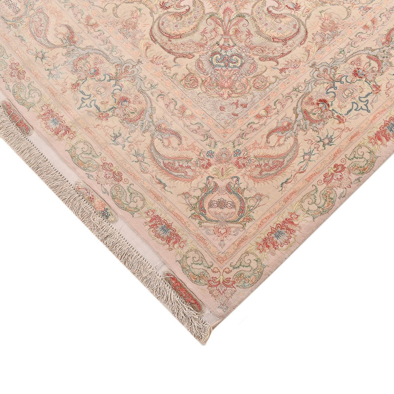 Alfombra Persa - Tabriz - Real - 314 x 200 cm - beige claro