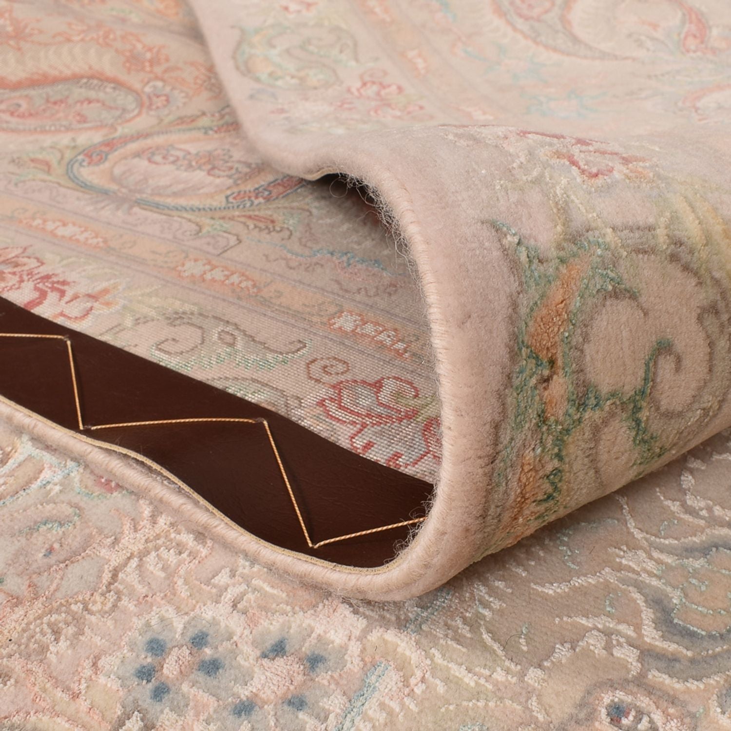 Alfombra Persa - Tabriz - Real - 314 x 200 cm - beige claro