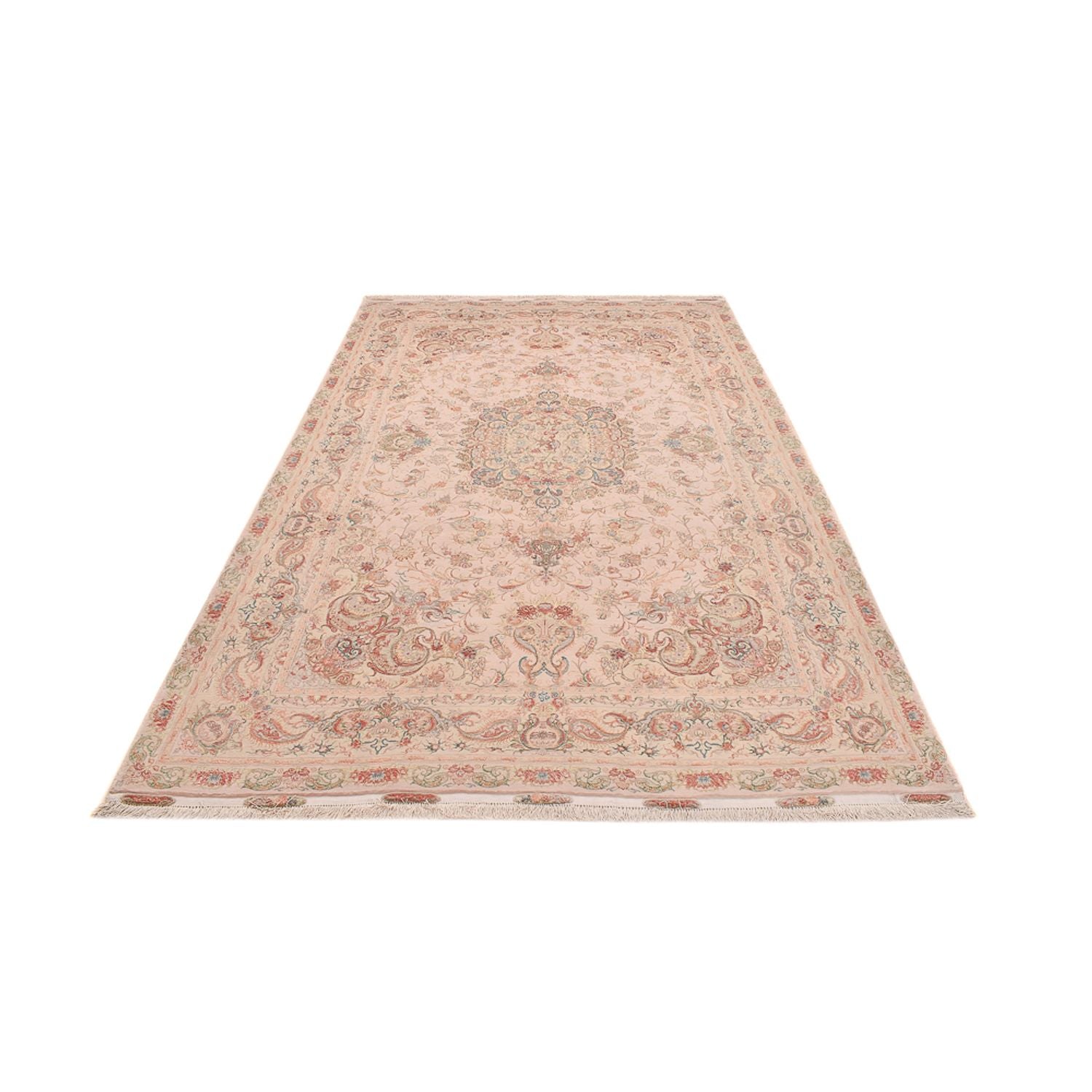 Alfombra Persa - Tabriz - Real - 314 x 200 cm - beige claro