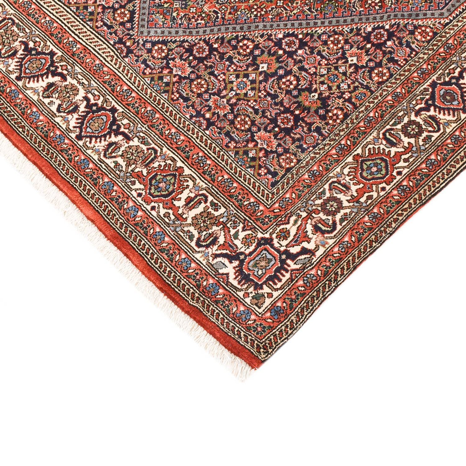 Alfombra persa - Bidjar - 154 x 108 cm - óxido
