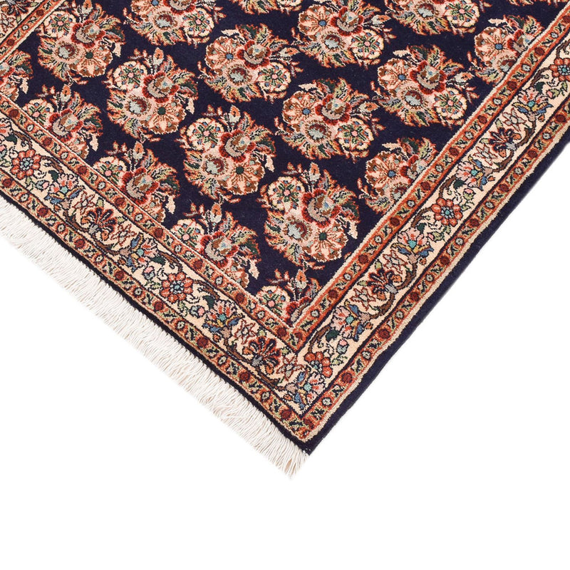 Alfombra de pasillo Alfombra persa - Bidjar - 242 x 72 cm - azul oscuro