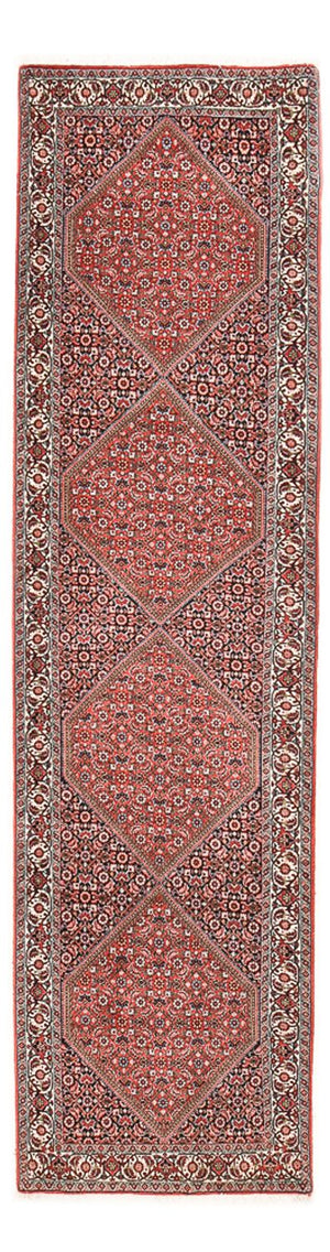 Alfombra de pasillo Alfombra persa - Bidjar - 309 x 83 cm - óxido