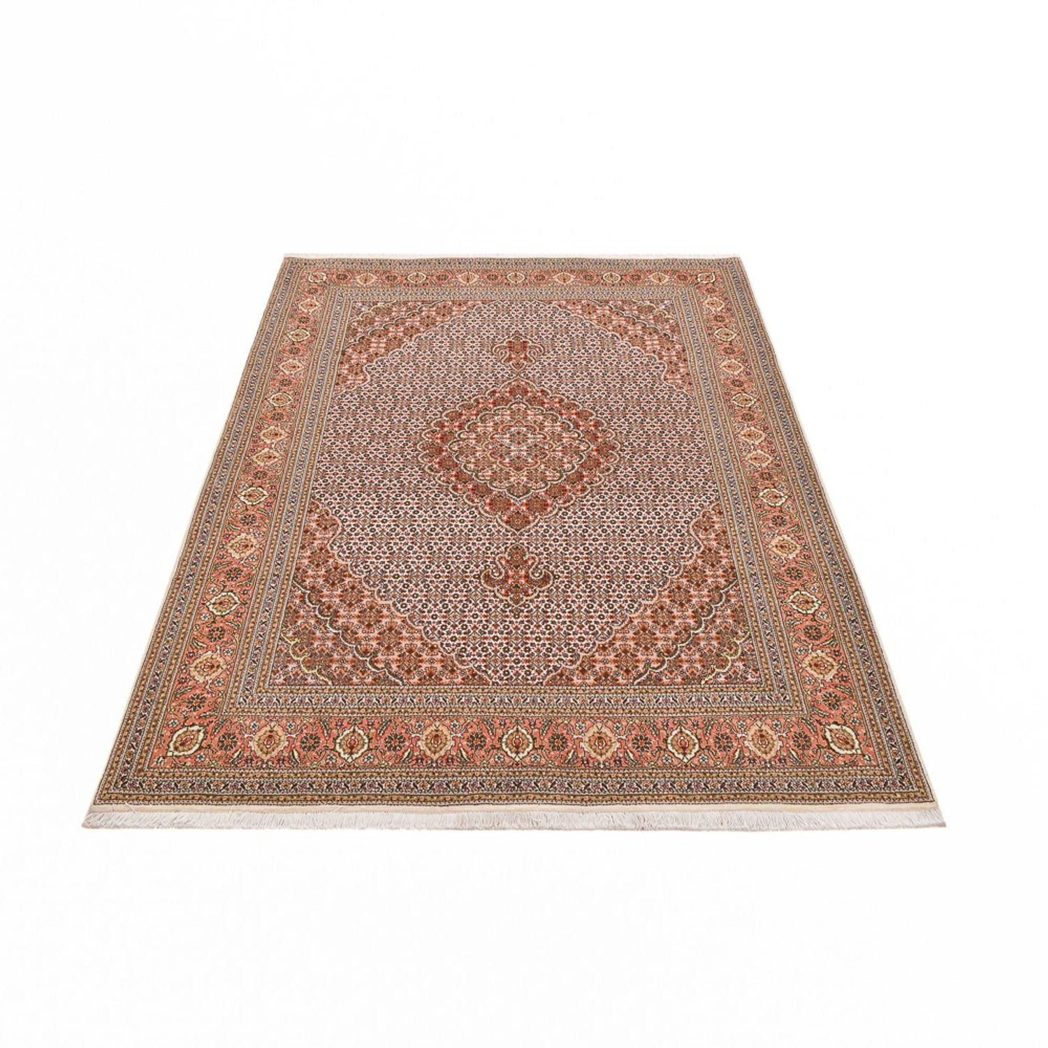 Alfombra Persa - Tabriz - Real - 210 x 151 cm - óxido