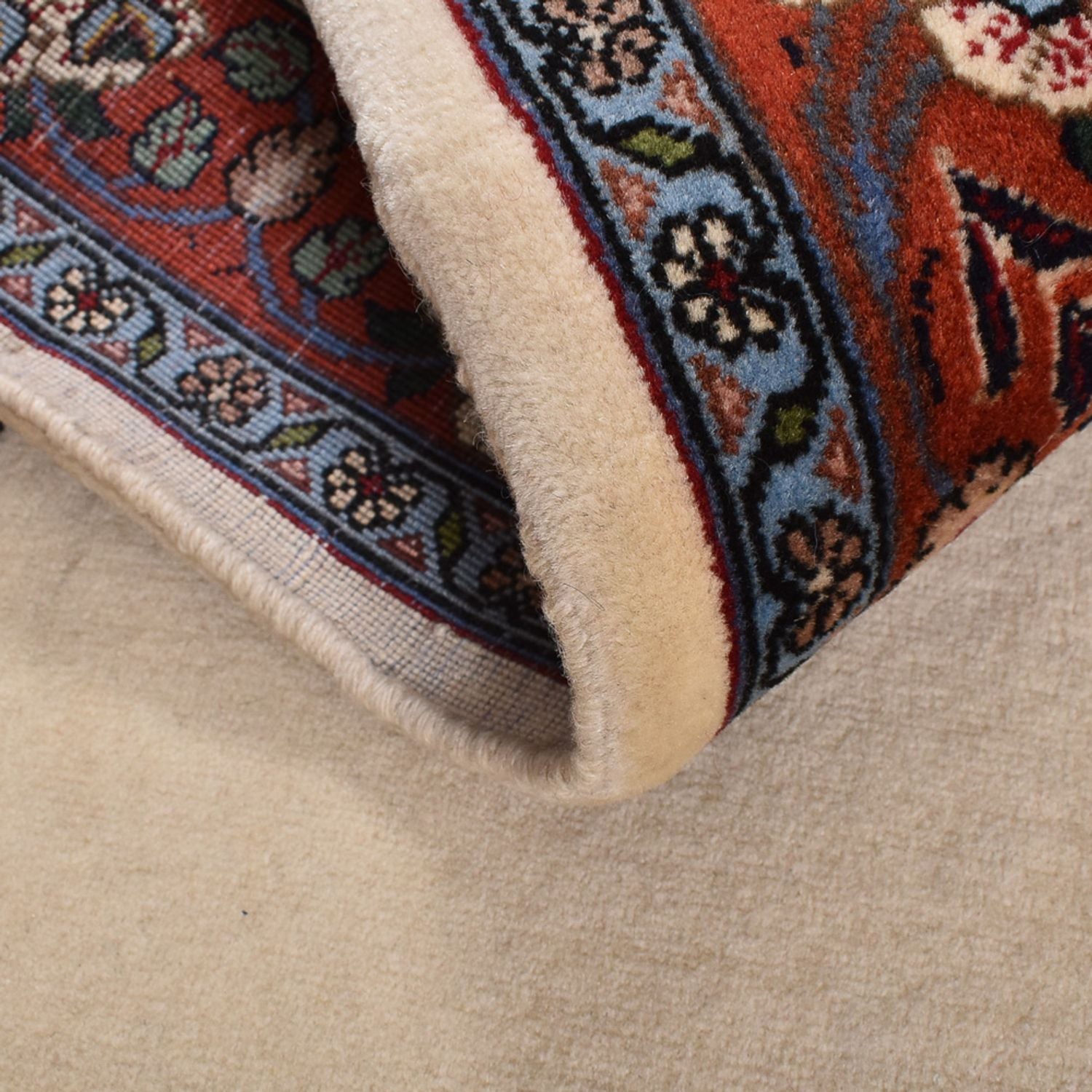Alfombra Gabbeh - Persa Kashkuli - 218 x 150 cm - beige claro