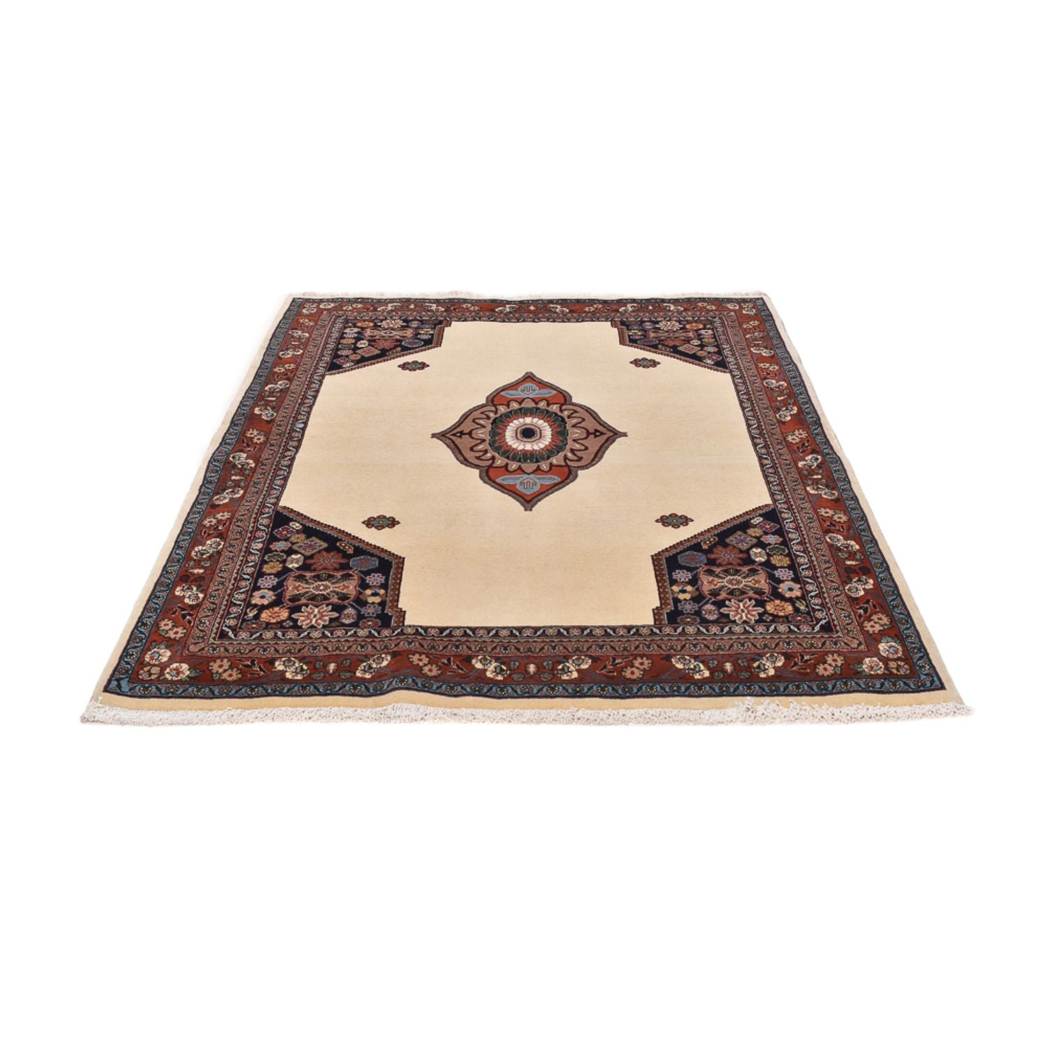 Alfombra Gabbeh - Persa Kashkuli - 218 x 150 cm - beige claro