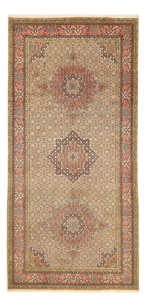Alfombra de pasillo Alfombra persa - Clásica - 410 x 203 cm - beige oscuro