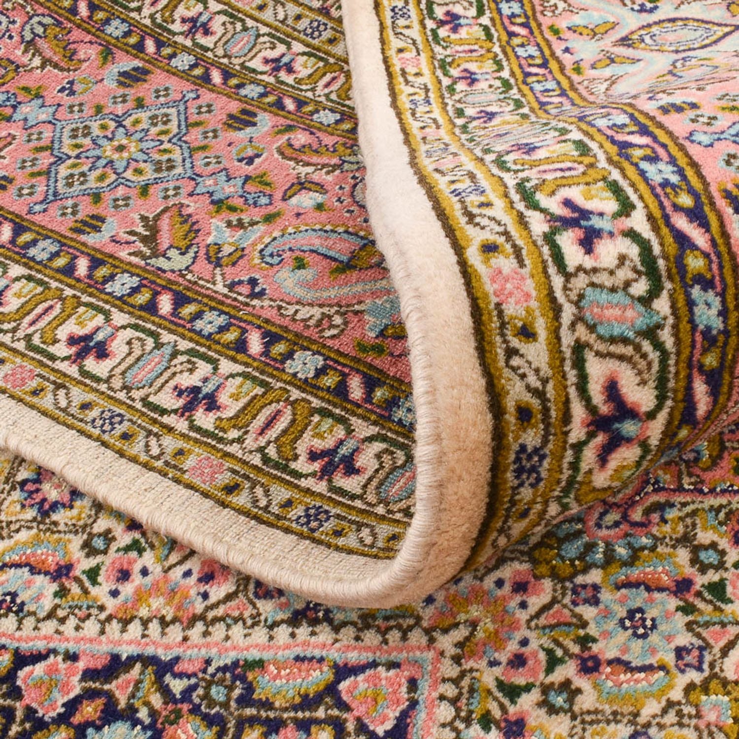 Alfombra de pasillo Alfombra persa - Clásica - 410 x 203 cm - beige oscuro