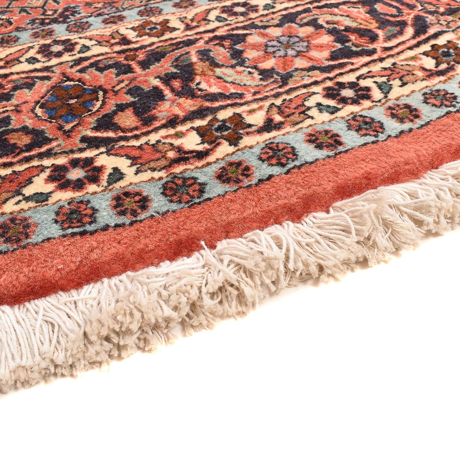 Alfombra persa - Bidjar redondo  - 150 x 150 cm - rojo claro