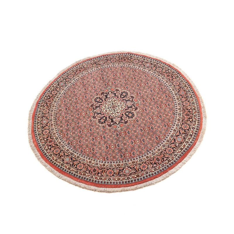 Alfombra persa - Bidjar redondo  - 150 x 150 cm - rojo claro