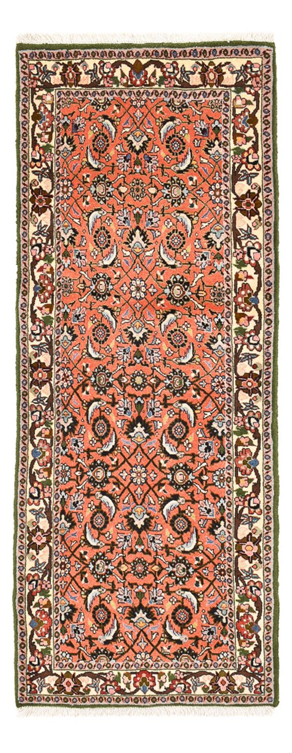 Alfombra de pasillo Alfombra persa - Bidjar - 156 x 58 cm - rojo claro