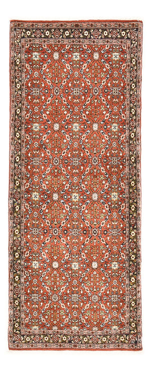 Alfombra de pasillo Alfombra persa - Bidjar - 200 x 80 cm - óxido