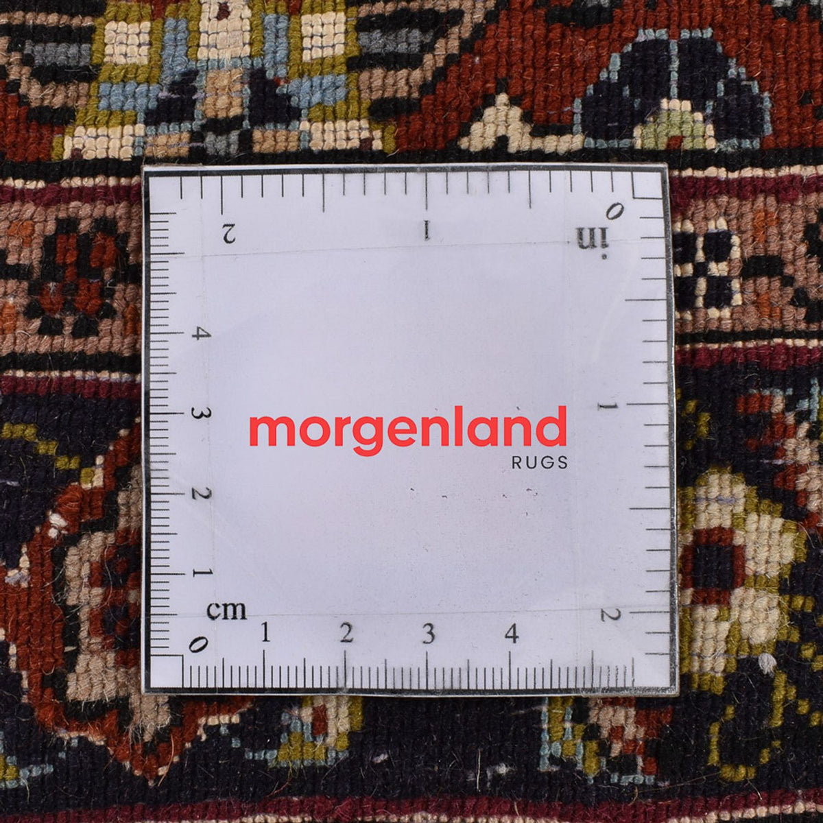 Alfombra de pasillo Alfombra persa - Bidjar - 200 x 80 cm - óxido