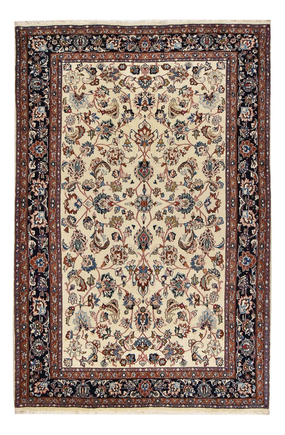 Alfombra persa - Bidjar - 295 x 195 cm - beige claro