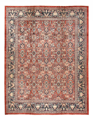 Alfombra persa - Clásica - 431 x 322 cm - rojo burdeos