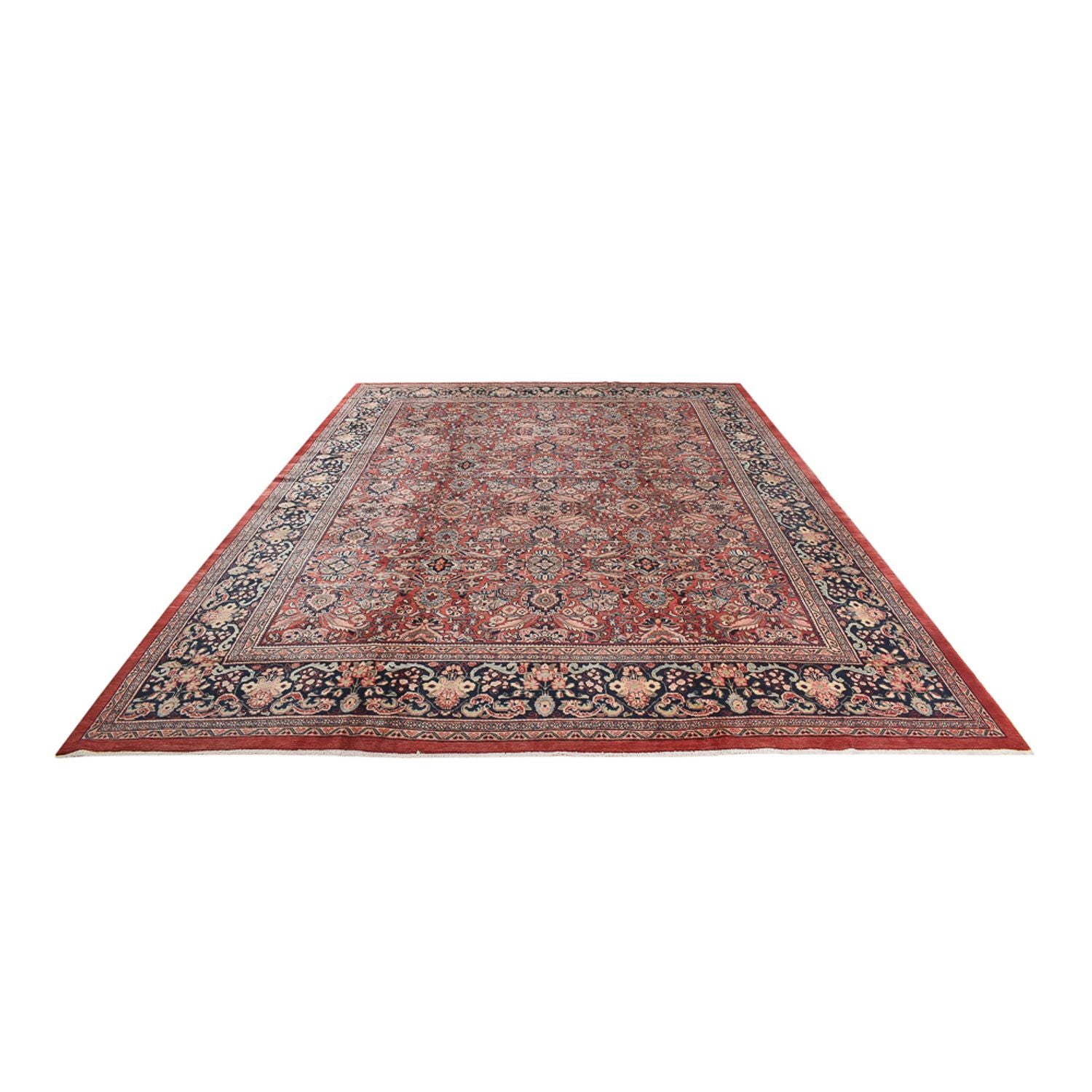 Alfombra persa - Clásica - 431 x 322 cm - rojo burdeos