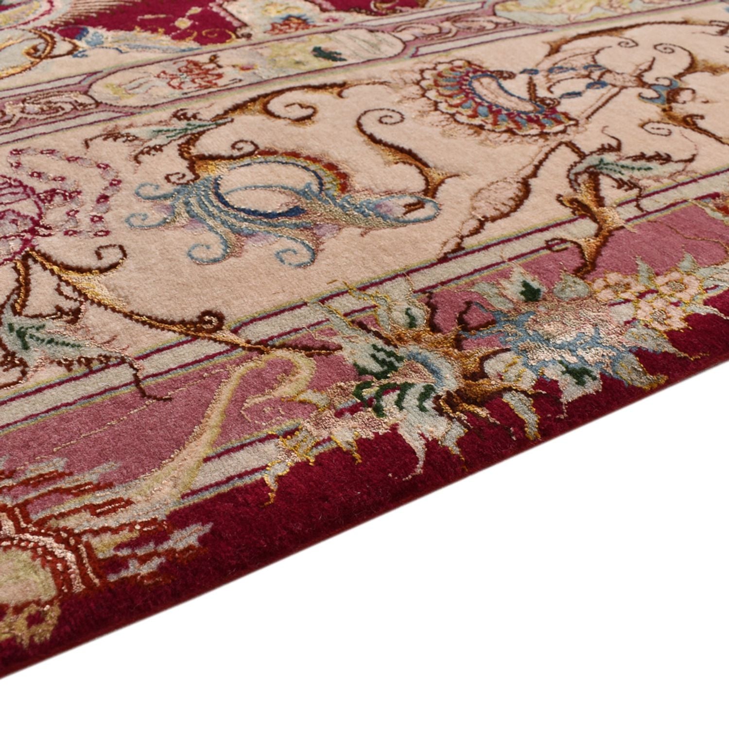 Alfombra Persa - Tabriz - Real - 305 x 198 cm - rojo