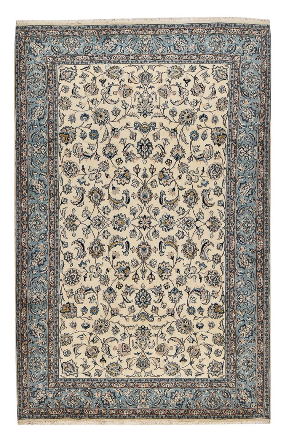 Alfombra persa - Keshan - 307 x 193 cm - arena