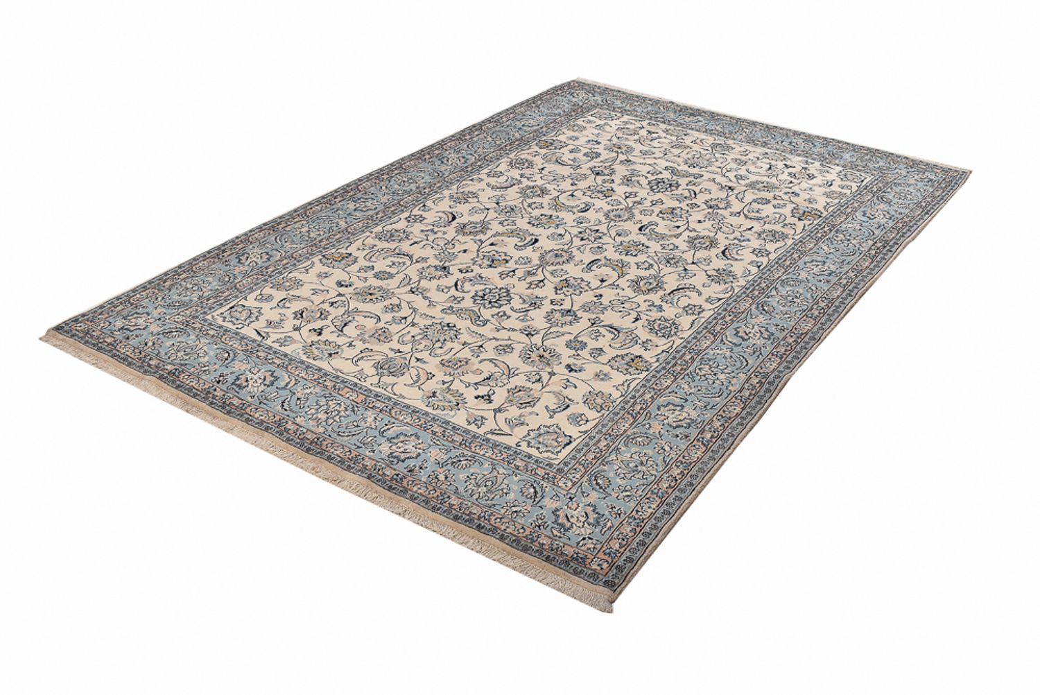 Alfombra persa - Keshan - 307 x 193 cm - arena