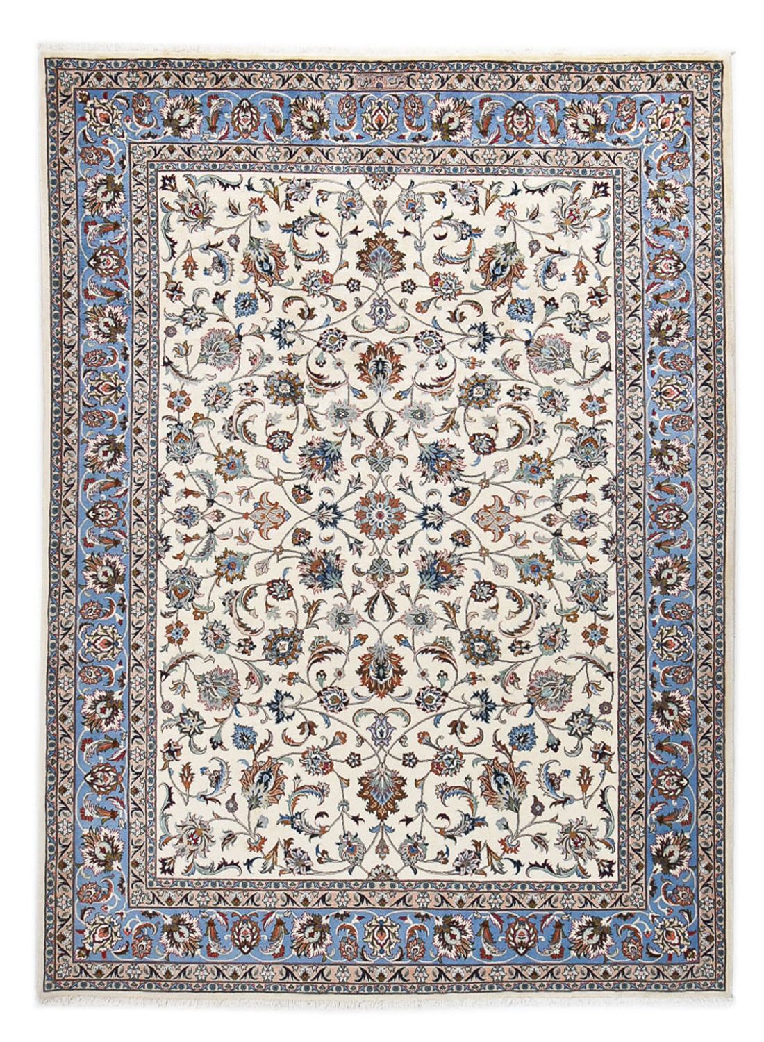 Alfombra persa - Clásica - Real - 342 x 251 cm - crema
