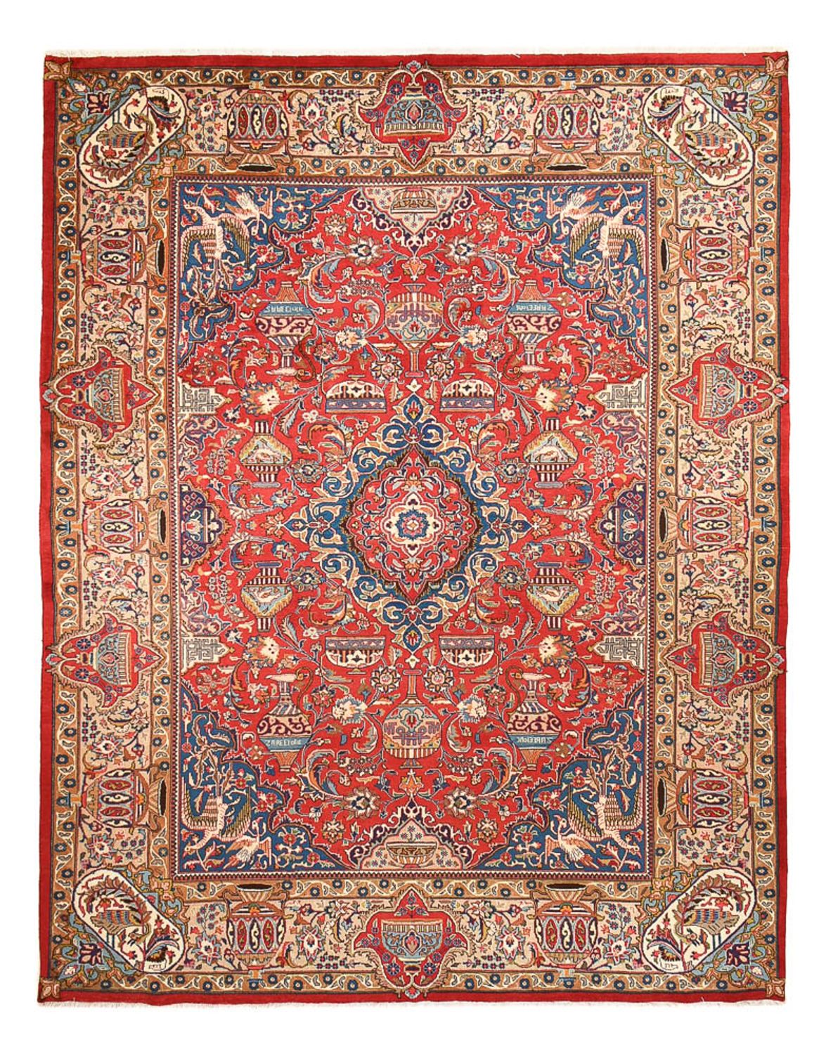 Alfombra persa - Clásica - 390 x 298 cm - rojo