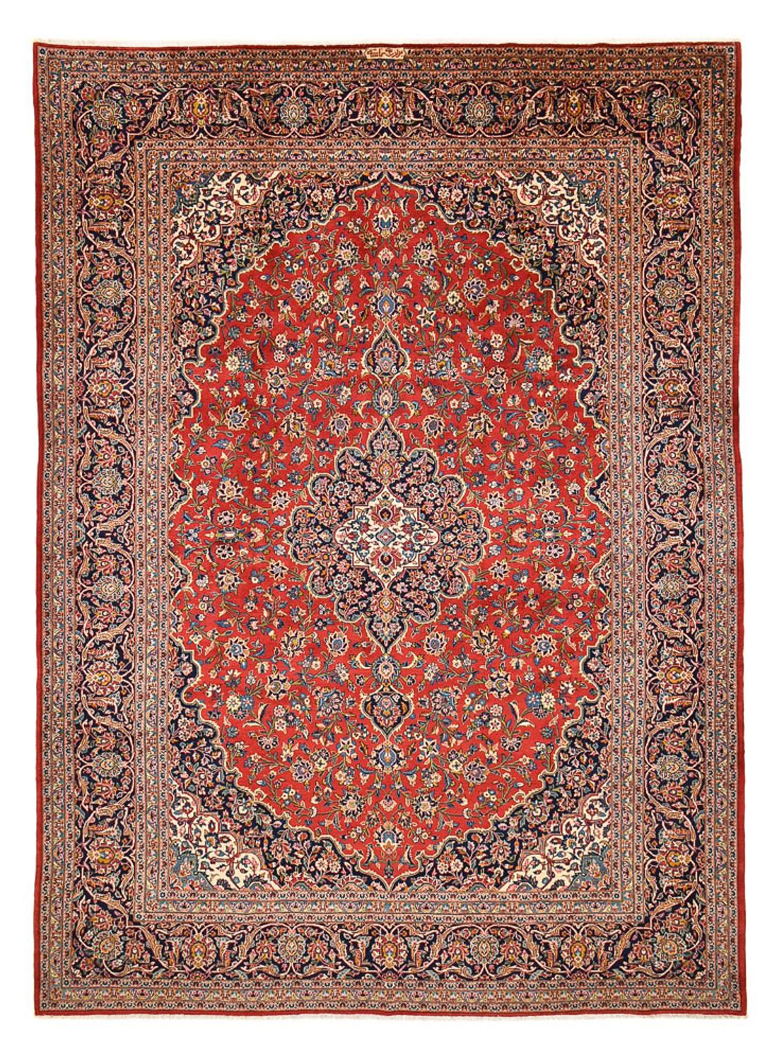 Alfombra persa - Clásica - Real - 413 x 296 cm - rojo