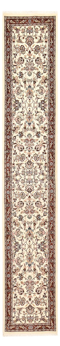 Alfombra de pasillo Alfombra persa - Clásica - 403 x 75 cm - beige claro