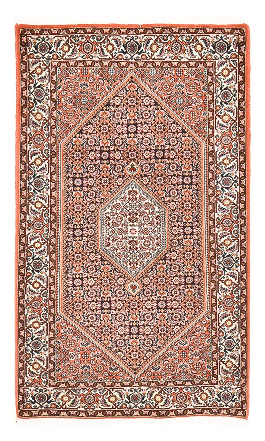 Alfombra persa - Bidjar - 140 x 85 cm - óxido