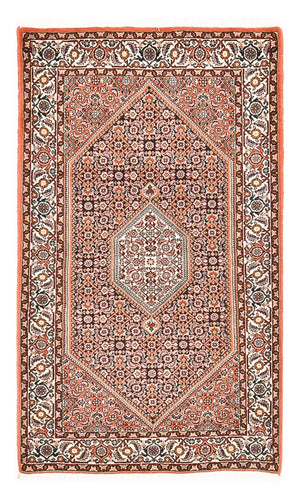 Alfombra persa - Bidjar - 140 x 85 cm - óxido