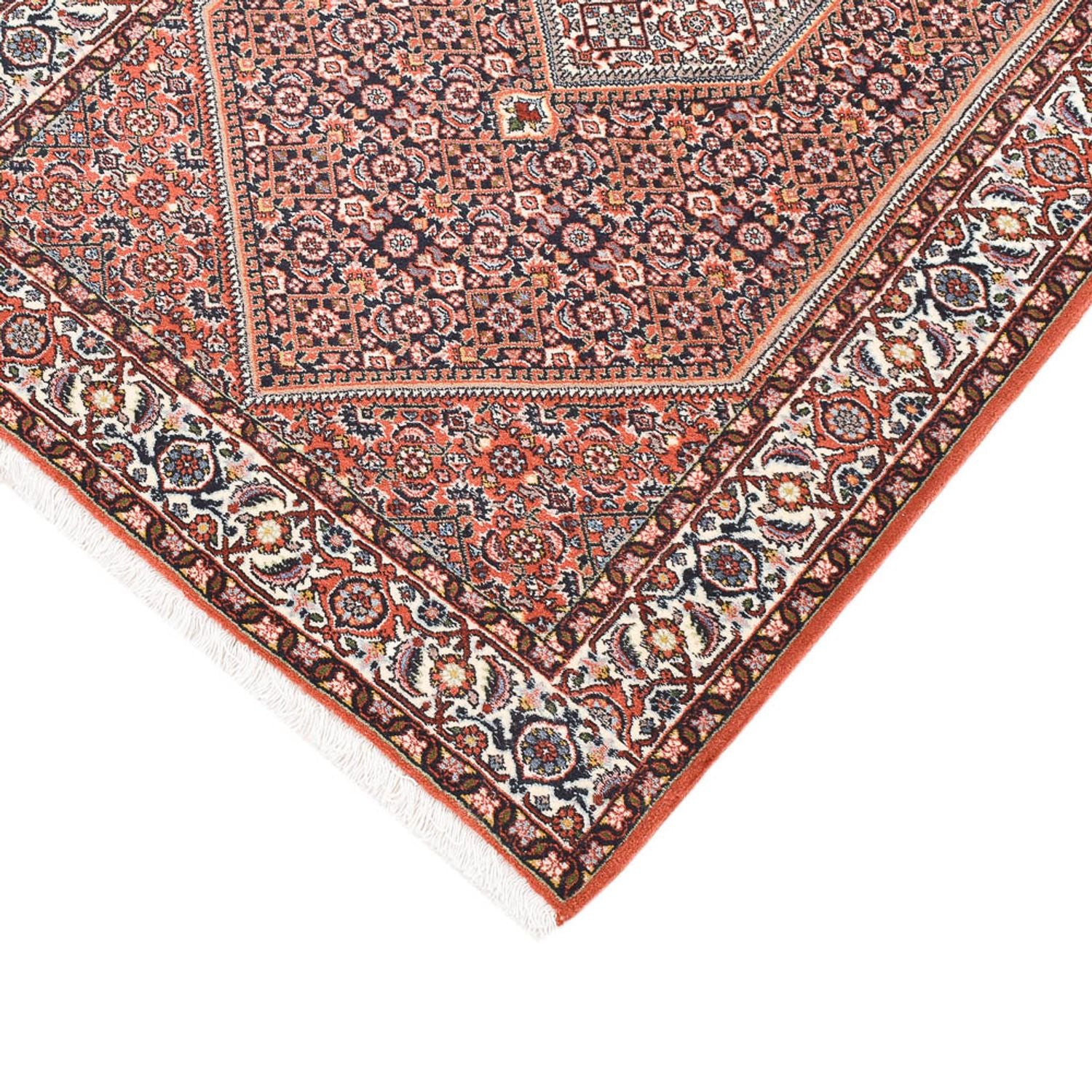 Alfombra persa - Bidjar - 140 x 85 cm - óxido
