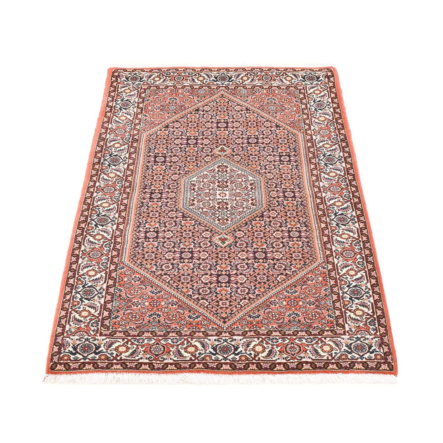 Alfombra persa - Bidjar - 140 x 85 cm - óxido