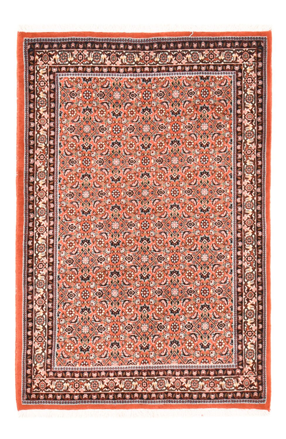 Alfombra persa - Bidjar - 140 x 95 cm - óxido