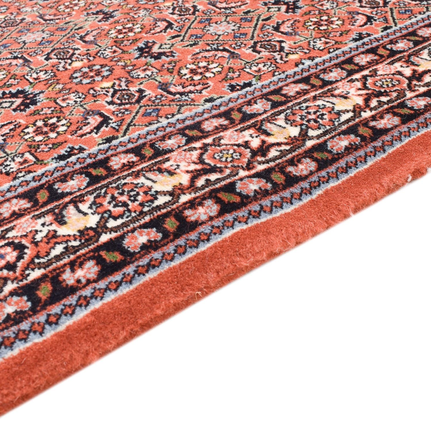 Alfombra persa - Bidjar - 140 x 95 cm - óxido
