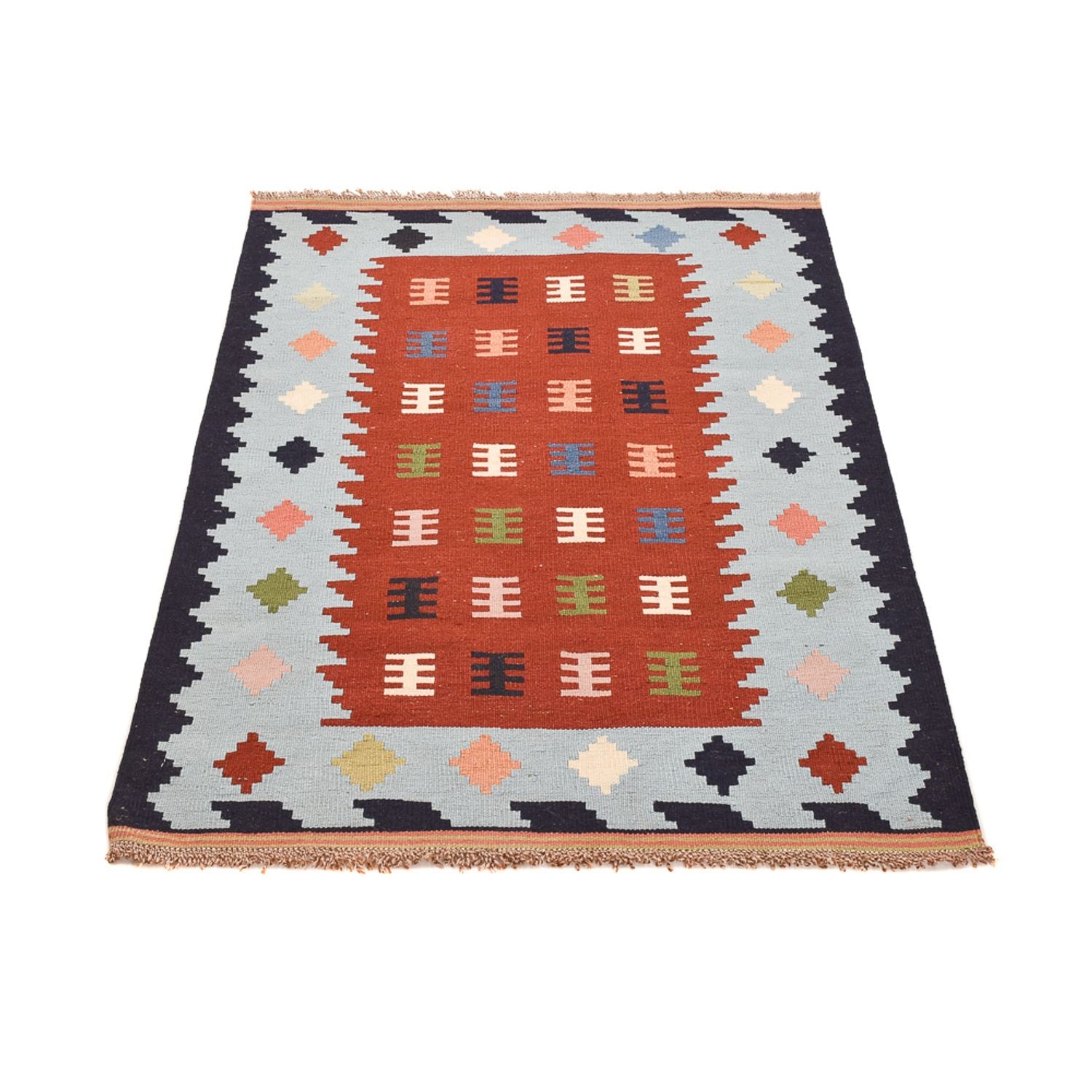 Alfombra Kelim - Oriental - 145 x 100 cm - multicolor