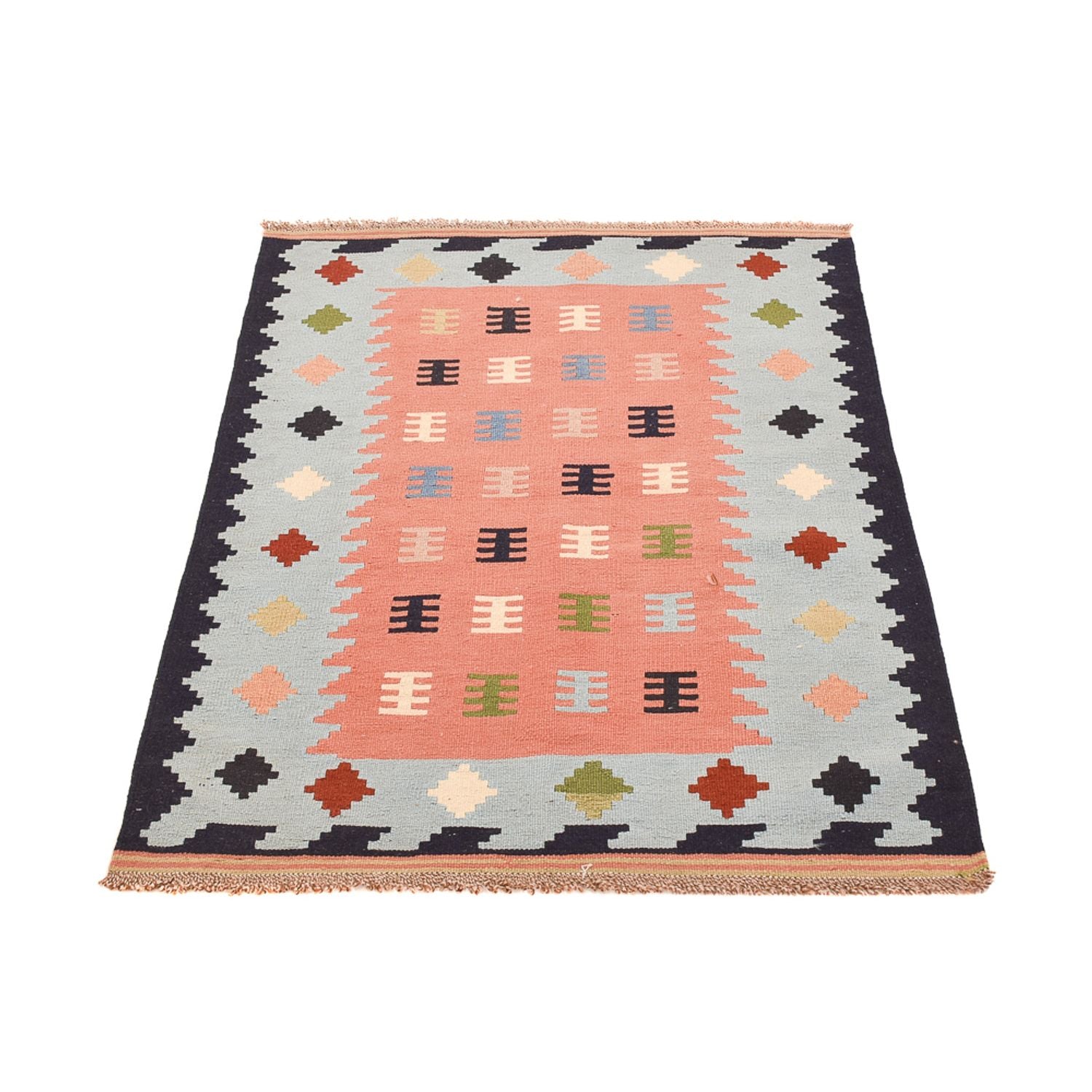 Alfombra Kelim - Oriental - 143 x 100 cm - multicolor
